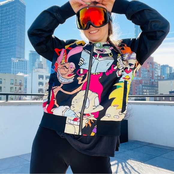 MENS MEMBERS ONLY NICKELODEON BOMBER JACKET Women - Picture 9 of 16